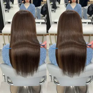 ロング 新宿No.1艶髪矯正 美艶カラー/FUKAのヘアスタイル