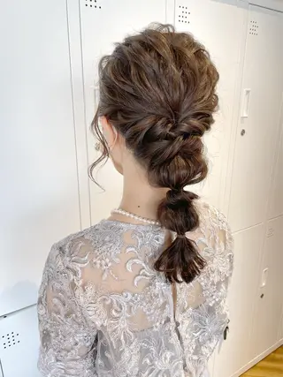 ヘアアレンジ 杉村 未来のヘアスタイル