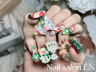 ネイル E.N🦋 長さ出し/持ち込みのネイルデザイン