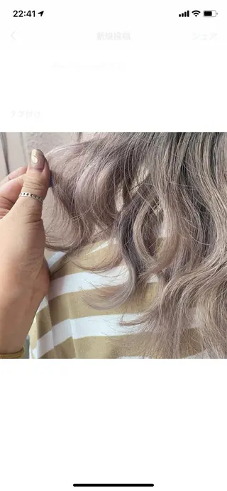 ミディアム カラー 代表🎀 ふわモテ愛 され髪🩷yumiのヘアスタイル