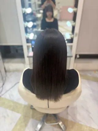 ロング カラー 佐伯 青空のヘアスタイル