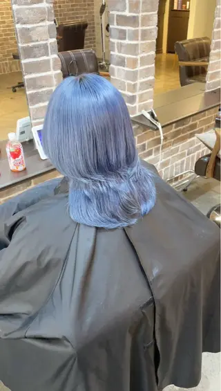 セミロング カラー ACROあべの店所属・艶カラー/インナー /グラデ/大西小百合のヘアスタイル