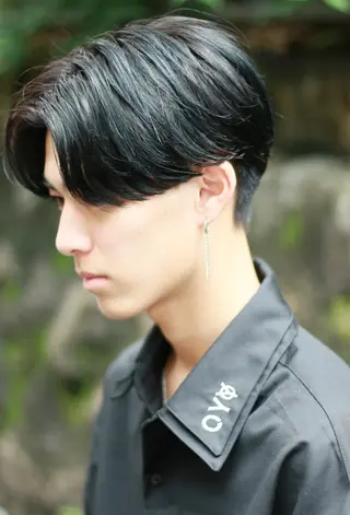 ミディアム メンズ PERCUT 下北沢南口店所属・田中 悠葵のヘアスタイル