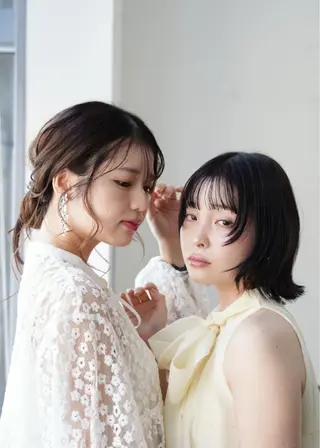 ミディアム 神戸/karina /レイヤー/髪質改善のヘアスタイル