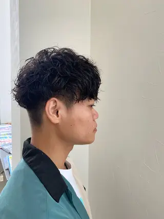 パーマ メンズ 神戸 蒼司のヘアスタイル