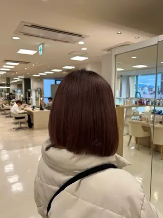 カラー 💜暖色系カラー/ ブリーチカラー💜のヘアスタイル
