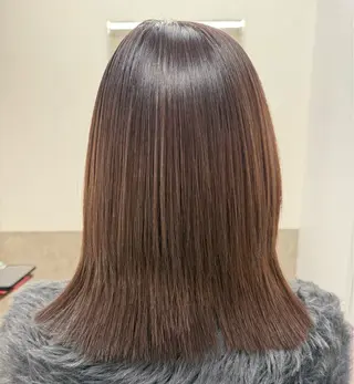 ミディアム 髪質改善🪽半個室 サロン新宿3丁目のヘアスタイル