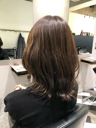 セミロング カラー 🌟1番すきを作りま しょう🌟 なつきのヘアスタイル