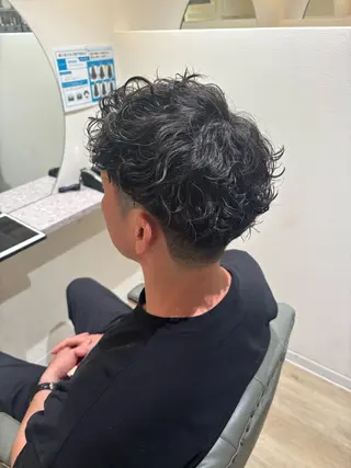 ショート パーマ 中田 渚のヘアスタイル