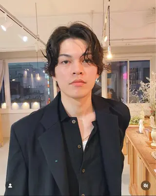 パーマ メンズ メンズパーマ/メンズ カット　田中気理真のヘアスタイル