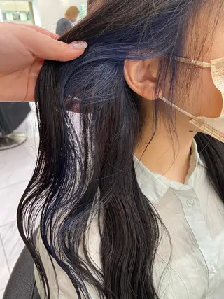 セミロング カラー ヘアアレンジ キッズ TRUNAIL&EYE所属・TRU Shino🦋のマツエク・マツパデザイン