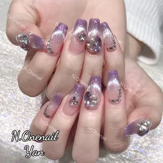 ネイル 長いだし/スカルプ/ パラシェルN.oneのネイルデザイン