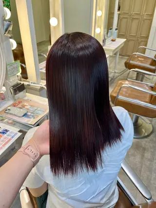 カラー エクステ🎀 暖色カラー🎀amiのヘアスタイル