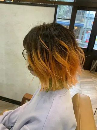 ミディアム カラー est hair Ameri 松戸西口店所属・est  店長 ✂︎高橋✂︎のヘアスタイル