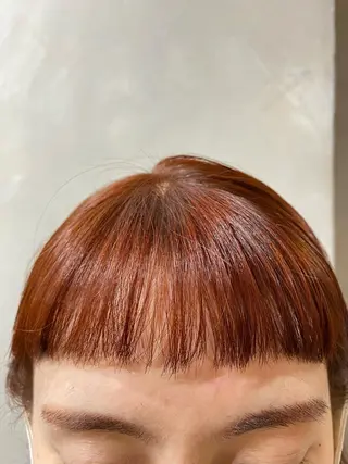 ミディアム カラー ツキノキ ミナのヘアスタイル