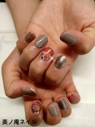 ネイル 美ノ庵ネイルサロン メトロポリタン前店のネイルデザイン