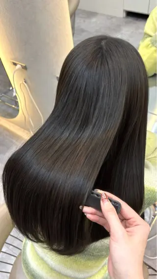 ロング カラー 🩶 HARUKA/ 韓国美髪ヘア🩶のヘアスタイル