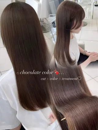ロング カラー 𝑎𝑦𝑎𝑘𝑎 🕯のヘアスタイル