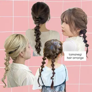 ロング ヘアアレンジ 🎀柔らかカラー/ ゆら🩶のヘアスタイル