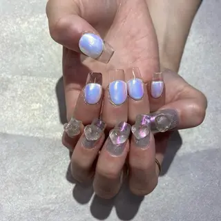 ネイル Amber21.所属・Nagahama Akariのネイルデザイン