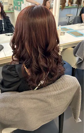 セミロング Hair&make Mars+所属・Mars+ RISAのヘアスタイル