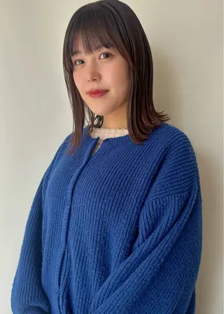 ミディアム ユエ/parc /モデル募集中🍀のヘアスタイル