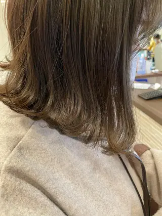 ミディアム 韓国風ヘア♡ runaのヘアスタイル