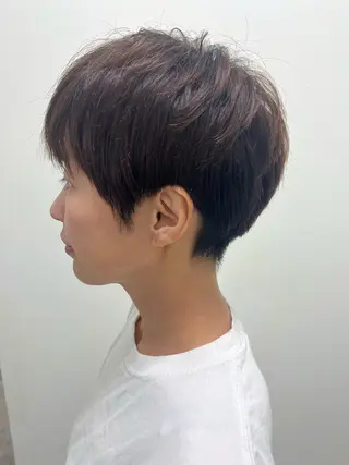 ショート 【北千住】🌈韓国風 レイヤー✨小顔カットのヘアスタイル