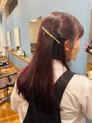 ロング カラー 暖色/パーマ 🌼クニトウメイのヘアスタイル