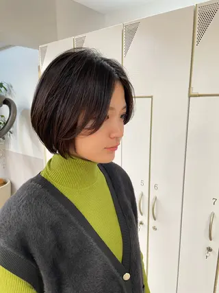 ショート 🤍ショートボブ 🤍NANAMI🤍のヘアスタイル