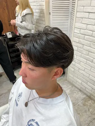 ショート パーマ メンズ ️️髪質改善✨ミニモ 学割/Hina💖のヘアスタイル