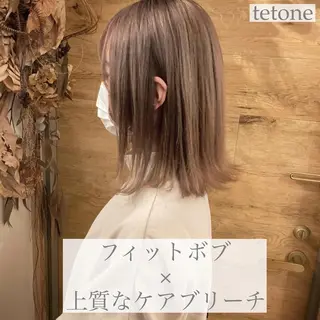 ミディアム カラー テトネ タカシのヘアスタイル