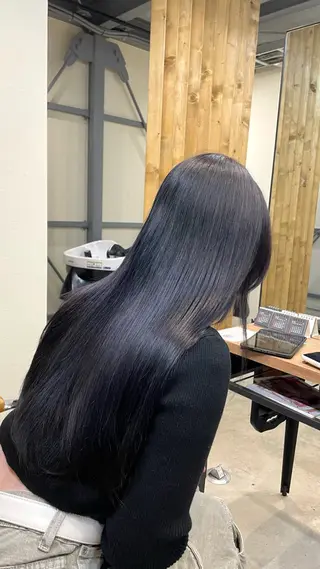 ロング I-FLAT 暮石悠菜のヘアスタイル