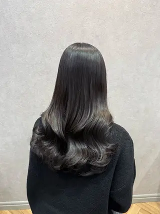 ロング 韓国ヘア/艶髪/ 透明感カラー/つぐみのヘアスタイル
