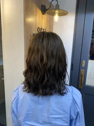 ミディアム 🌀ボブ／ミディアム パーマ🌀ayaのヘアスタイル