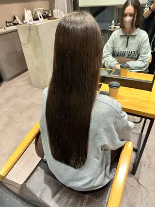 カラー パーマ 韓国風/オシャレ /縮毛矯正/滝口琴未のヘアスタイル