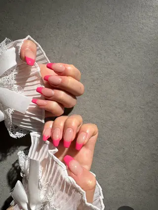 ネイル I-nailロング /ワンホン/キラキラのネイルデザイン