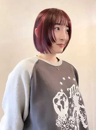 ミディアム カラー Peg.hair所属・柔らかhair🤍 Rinaのヘアスタイル