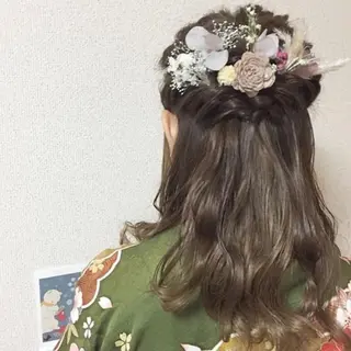 ヘアアレンジ 長野 歌穂のヘアスタイル