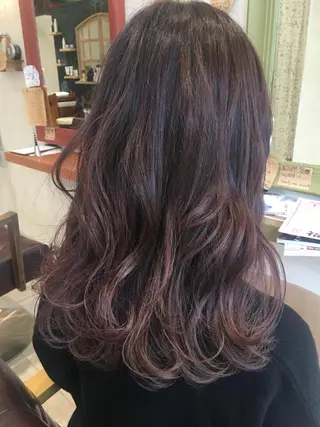 ロング カラー nakahara madokaのヘアスタイル