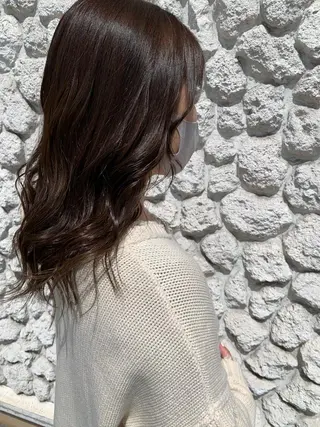 セミロング カラー 🫧ウルフカット/ 畑中結衣🫧のヘアスタイル