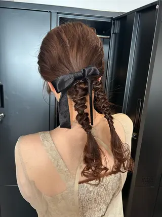 ロング ヘアセット/透明感 カラー/MIHO♡のヘアスタイル