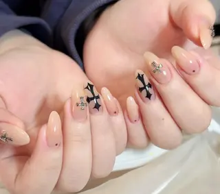 ネイル By moonネイル 🌷ワンホン/韓国風のネイルデザイン