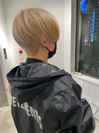 カラー メンズ 新宿/韓国ヘア 中明度カラー/かやのヘアスタイル