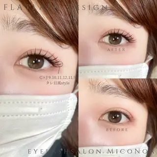 マツエク・マツパ MicoNoa所属・MicoNoa Asamiのマツエク・マツパデザイン