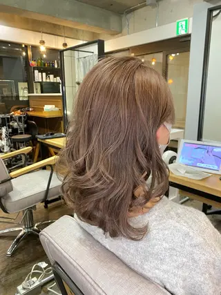 ミディアム カラー 統括マネージャー/ 髪のドクター/前原悟のヘアスタイル