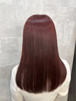 ロング カラー 富田 妃花栞のヘアスタイル