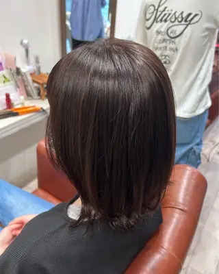 ミディアム カラー 海老名 理香子のヘアスタイル