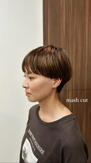 ショート 髪質改善/縮毛矯正/ 透明感カラーYUMAのヘアスタイル