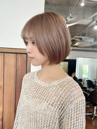 ショート 森﨑 雅のヘアスタイル